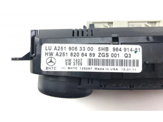 Блок управления климат-контролем 5HB96491451, A2519063300 Mercedes-Benz R W251