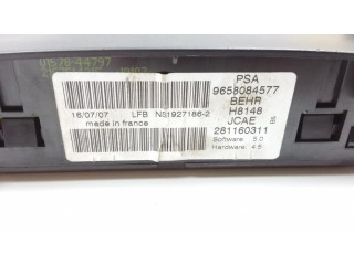 Блок управления климат-контролем 281160311, 9658084577   Citroen C4 I