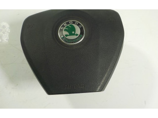 Подушка безопасности водителя 5J0880201E   Skoda Fabia Mk2 (5J)