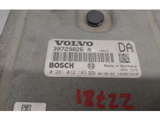 Блок управления двигателя 30729826, 0281012103BOSCH Volvo XC90