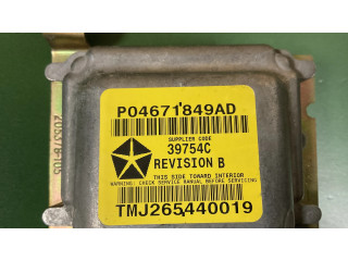 Блок подушек безопасности P04671849AD, 39754C   Plymouth Neon