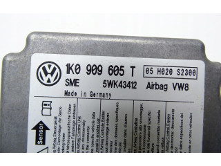 Блок подушек безопасности 1K0909605T Skoda Octavia Mk2 (1Z)