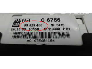 Блок управления климат-контролем 93329466, 13219160   Opel Meriva A