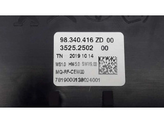 Блок управления климат-контролем 98340416ZD Citroen Berlingo