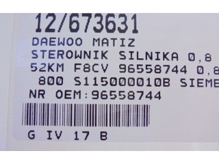 Блок управления двигателем Блок управления 96558744, 96558744   Chevrolet Matiz