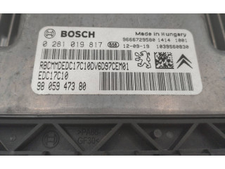 Řídící jednotka 0281019817, 9666729580   Citroen Berlingo 2013