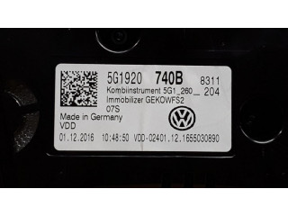 Панель приборов 5G1920740B Volkswagen Golf VII