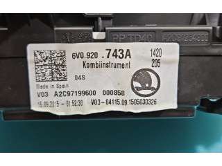 Панель приборов 6V0920743A, IMPRK1451594   Skoda Fabia Mk3 (NJ)       