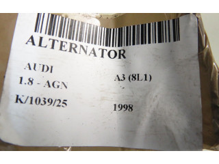Генератор 038903025D, 0123510065   Audi A3 S3 8L      