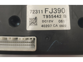 Блок управления климат-контролем 72311FJ390, T955442B Subaru XV I