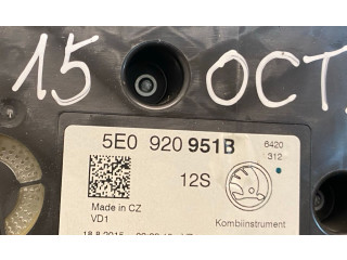 Панель приборов 5E0920951B, A2C53427456 Skoda Octavia Mk3 (5E)
