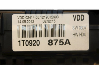 Панель приборов 1T0920875A, 1T0920875A   Volkswagen Touran II       