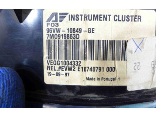 Přístrojová deska Seat Alhambra (Mk1) 1997 7M0919863D, IMPRK892699