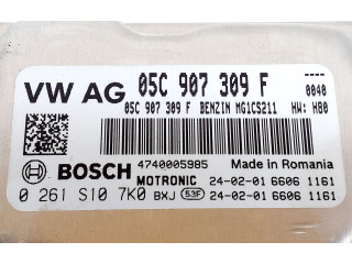 Блок управления двигателя 05C907309F, 0261S107K0   Skoda Scala