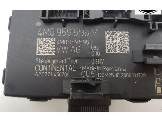 Блок управления центрального замка 4M0959595M, 4M0959595M Audi e-tron