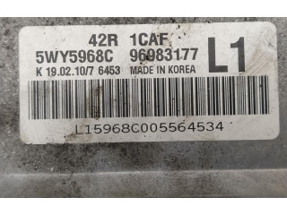 Блок управления двигателем Блок управления 5WY5968C   Chevrolet Astra