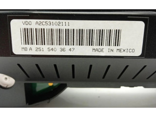 Панель приборов A2515403647 Mercedes-Benz ML W164