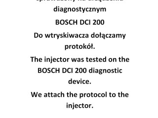 Форсунка 0445110872 Audi A6 S6 C8 4K