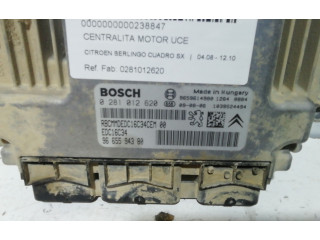 Блок управления двигателя 0281012620, 9665594380 Citroen Berlingo