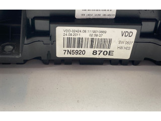 Přístrojová deska Seat Alhambra (Mk2) 2012 7N5920870E, 24092011