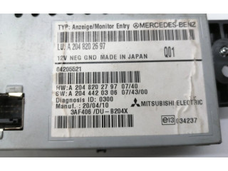 Дисплей Mercedes-Benz GLK (X204)