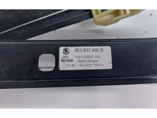 Электрический механизм для подъема окна без двигателя 5E0837462B, 1021C05537105   Skoda Octavia Mk3 (5E)