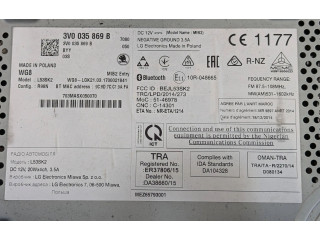 Радио/ проигрыватель CD/DVD / навигация    3V0035869B   Skoda Superb B8 (3V)