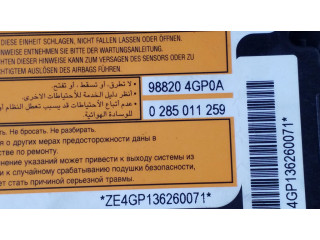 Блок подушек безопасности 0285011259, 988204GP0A Infiniti Q50