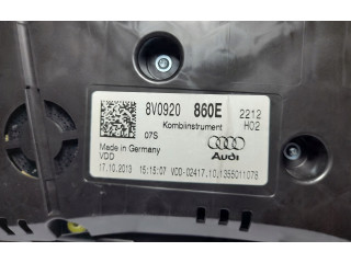 Панель приборов 8V0920860E   Audi A3 S3 8V       