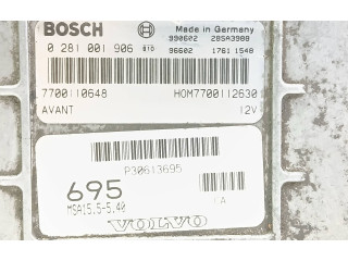 Блок управления двигателя 0281001906, 7700110648 Volvo S40, V40