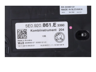Панель приборов 5E0920861E Skoda Octavia Mk3 (5E)