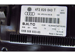 Блок управления климат-контролем 4F2820043T, 52461 Audi A6 S6 C6 4F