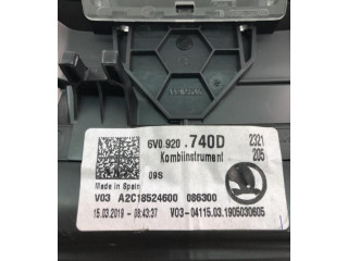 Панель приборов 6V0920740D, NP2133   Skoda Fabia Mk3 (NJ)       