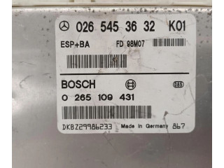 Блок управления АБС 0265453632   Mercedes-Benz A W168