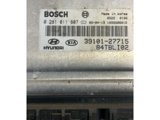 Блок управления двигателя 3910127715, 84TBLI02   Hyundai Getz