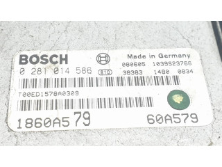 Блок управления двигателя 0281014586, 1860B400 Mitsubishi Lancer VIII