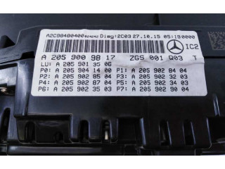 Přístrojová deska Mercedes-Benz GLC X253 C253 2015 A2059009817, A2C98480400