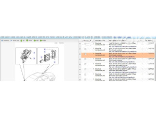 Блок предохранителей 13277321   Saab 9-5    