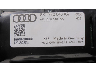 Блок управления климат-контролем 8K1820043AA, A2C53428415 Audi A4 S4 B6 8E 8H