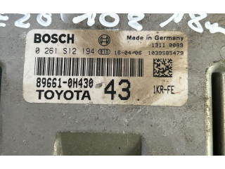 Блок управления двигателя 0261S12194, 896610H430   Peugeot 108