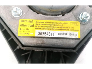Подушка безопасности водителя 30754311, 601407700 Volvo V70