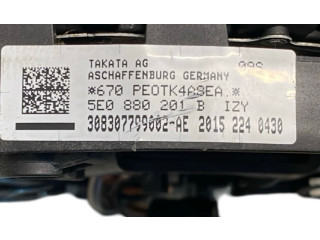 Подушка безопасности водителя 5E0880201B, 308307799002AE Skoda Octavia Mk3 (5E)