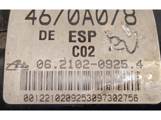 Блок АБС 4670A078, 06210904313 Mitsubishi Grandis - года