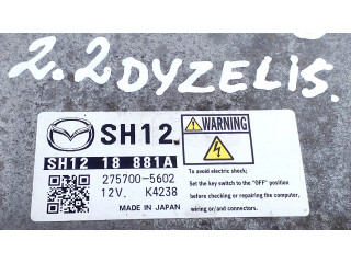Блок управления двигателя SH1218881A, 2757005602 Mazda 3 II