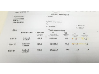 Форсунка 30750283, 0445110251    Volvo XC90   