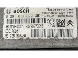 Řídící jednotka 0281017600, 9676830080 Citroen Berlingo 2010