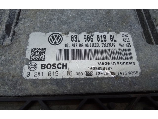 Блок управления двигателя 03L906018QL, 03L907309AG Skoda Yeti (5L)