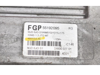 Блок управления двигателем Блок управления 55192095, 55192095 Suzuki Ignis