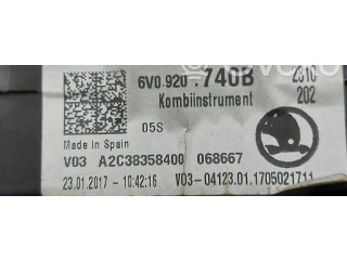 Панель приборов A2C38358400   Skoda Fabia Mk3 (NJ)       