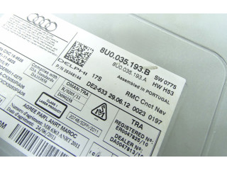 Блок управления климат-контролем 8U0035193B, 8U0035193B Audi Q3 8U